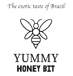 THE EXOTIC TASTE OF BRAZIL YUMMY HONEY BIT logo