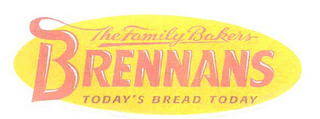 THE FAMILY BAKERS BRENNANS TODAY'S BREAD TODAY logo