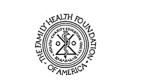 THE FAMILY HEALTH FOUNDATION OF AMERICA HEALTH CHARITY EDUCATION UNITY logo