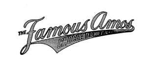 THE FAMOUS AMOS CHOCOLATE CHIP COOKIE logo