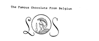 THE FAMOUS CHOCOLATE FROM BELGIUM LS logo