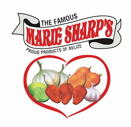THE FAMOUS MARIE SHARP'S PROUD PRODUCTSOF BELIZE logo