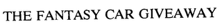 THE FANTASY CAR GIVEAWAY logo