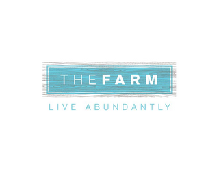 THE FARM LIVE ABUNDANTLY logo