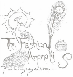 THE FASHION ANOMALY A VIEW INTO MY LIVING SKETCHBOOK..... logo