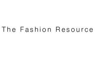 THE FASHION RESOURCE logo