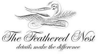 THE FEATHERED NEST DETAILS MAKE THE DIFFERENCE logo