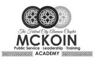 THE FEDERAL CITY ALUMNAE CHAPTER MCKOIN PUBLIC SERVICE LEADERSHIP TRAINING ACADEMY logo