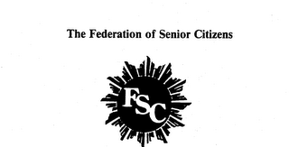 THE FEDERATION OF SENIOR CITIZENS FSC logo