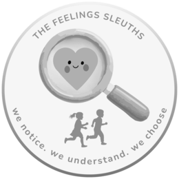 THE FEELINGS SLEUTHS WE NOTICE. WE UNDERSTAND. WE CHOOSE logo