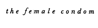 THE FEMALE CONDOM logo
