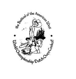 THE FESTIVAL OF THE AMERICAN WEST WORLDCHAMPIONSHIP DUTCH OVEN COOKOFF logo