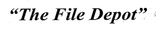 "THE FILE DEPOT" logo