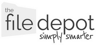 THE FILE DEPOT SIMPLY SMARTER logo