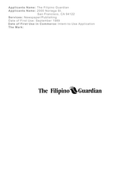 THE FILIPINO GUARDIAN logo