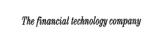 THE FINANCIAL TECHNOLOGY COMPANY logo