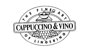 THE FINE ART CAPPUCCINO & VINO OF LINGERING logo