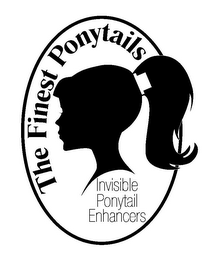 THE FINEST PONYTAILS INVISIBLE PONYTAIL ENHANCERS logo