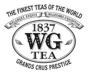 THE FINEST TEAS OF THE WORLD MELANGES EXQUIS MILLESIMES D'EXCEPTION 1837 WG TEA GRANDS CRUS PRESTIGE logo