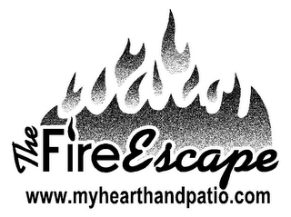 THE FIRE ESCAPE WWW.MYHEARTHANDPATIO.COM logo