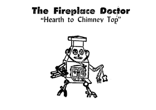THE FIREPLACE DOCTOR "HEARTH TO CHIMNEY TOP" logo
