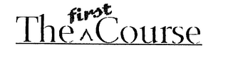 THE FIRST COURSE logo