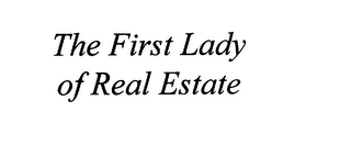 THE FIRST LADY OF REAL ESTATE logo