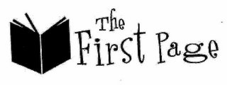 THE FIRST PAGE logo