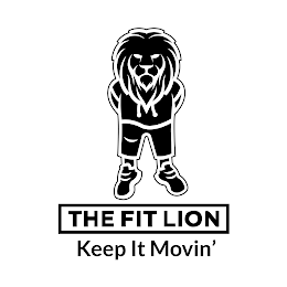 THE FIT LION KEEP IT MOVIN logo