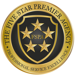 THE FIVE STAR PREMIER AGENCY PROFESSIONAL SERVICE EXCELLENCE FSPA logo