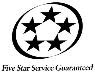 THE FIVE-STAR SERVICE GUARANTEE logo