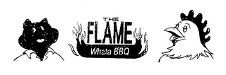 THE FLAME WHATA BBQ logo