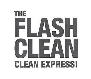 THE FLASH CLEAN CLEAN EXPRESS! logo