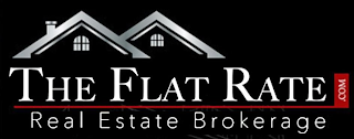 THE FLAT RATE .COM REAL ESTATE BROKERAGE logo