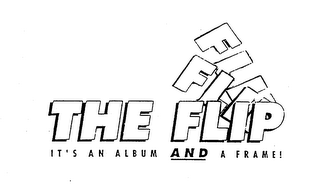 THE FLIP IT'S AN ALBUM AND A FRAME! logo