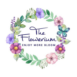 THE FLOWERIUM ENJOY MORE BLOOM logo