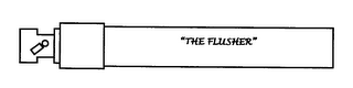 "THE FLUSHER" logo