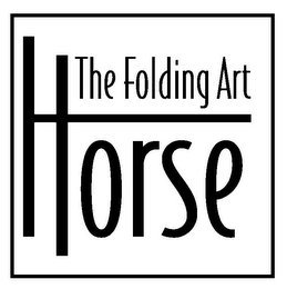 THE FOLDING ART HORSE logo