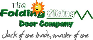 THE FOLDING SLIDING DOOR COMPANY JACK OF ONE TRADE, MASTER OF ONE logo