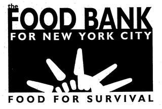 THE FOOD BANK FOR NEW YORK CITY FOOD FOR SURVIVAL logo