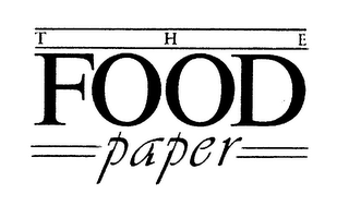 THE FOOD PAPER logo