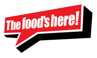 THE FOOD'S HERE! logo