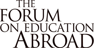 THE FORUM ON EDUCATION ABROAD logo