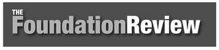 THE FOUNDATION REVIEW logo