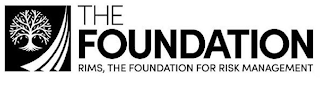 THE FOUNDATION RIMS, THE FOUNDATION FOR RISK MANAGEMENT logo