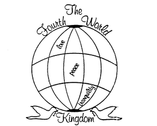 THE FOURTH WORLD KINGDOM LOVE PEACE TRANQUILITY logo