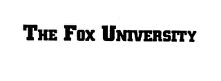 THE FOX UNIVERSITY logo