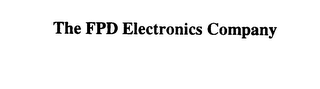 THE FPD ELECTRONICS COMPANY logo