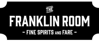 THE FRANKLIN ROOM FINE SPIRITS AND FARE logo