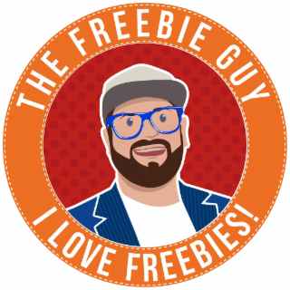 THE FREEBIE GUY I LOVE FREEBIES! logo